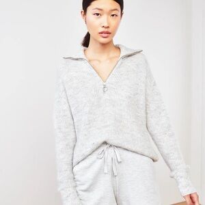 Quince Baby Alpaca-Wool Quarter Zip